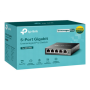 TP-LINK , Switch , TL-SG105E , Web managed , Wall mountable , Gigabit Ethernet (copper) ports quantity 5 , Power supply type External , 36 month(s)