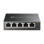 TP-LINK , Switch , TL-SG105E , Web managed , Wall mountable , Gigabit Ethernet (copper) ports quantity 5 , Power supply type External
