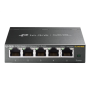 TP-LINK , Switch , TL-SG105E , Web managed , Wall mountable , Gigabit Ethernet (copper) ports quantity 5 , Power supply type External , 36 month(s)