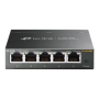 TP-LINK , Switch , TL-SG105E , Web managed , Wall mountable , Gigabit Ethernet (copper) ports quantity 5 , Power supply type External , 36 month(s)