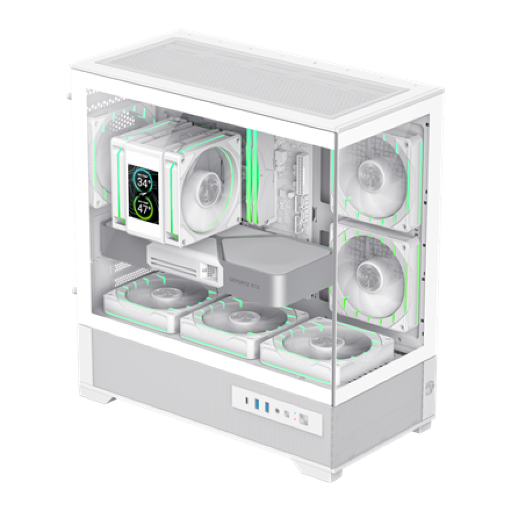 Gamemax Case , VISTA 2 MW , M-ATX