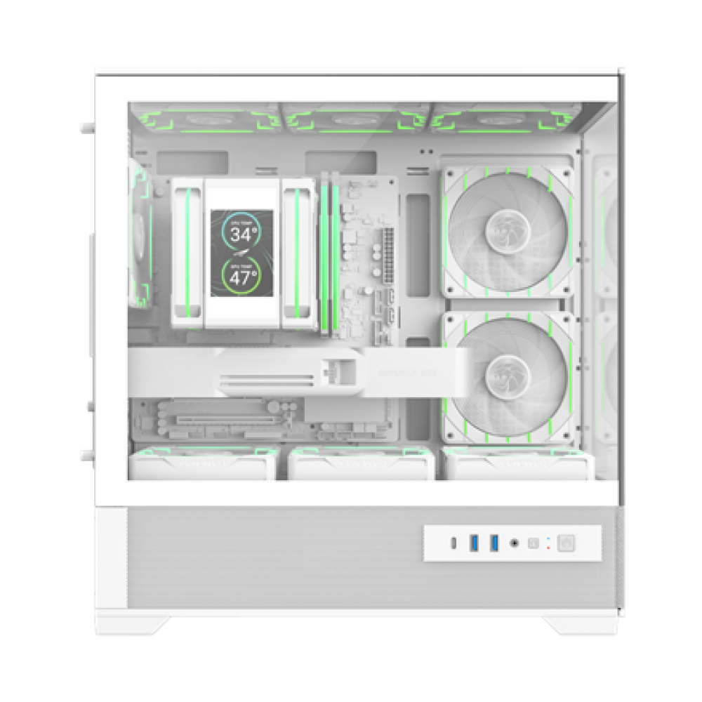 Gamemax Case , VISTA 2 MW , M-ATX