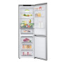 LG Refrigerator , GBV3100EPY , Energy efficiency class E , Free standing , Combi , Height 186 cm , No Frost system , Fridge net capacity 234 L , Freezer net capacity 110 L , 35 dB , Grey
