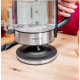 Cecotec Kettle , ThermoSense 340 Clear , Electric , 2200 W , 1.7 L , Glass , 360° rotational base , Clear