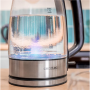 Cecotec Kettle , ThermoSense 340 Clear , Electric , 2200 W , 1.7 L , Glass , 360° rotational base , Clear