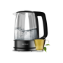 Cecotec Kettle , ThermoSense 340 Clear , Electric , 2200 W , 1.7 L , Glass , 360° rotational base , Clear