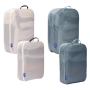 Thule Packing Cube, 2x Large, 2x Medium , Packing Cube , Pond Gray/White