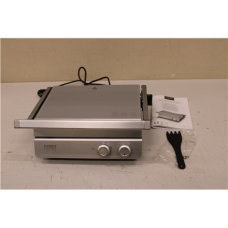 SALE OUT. Caso 02837 SteakChef Double Contact Grill, 2000 W, Stainless Steel , Caso Double Contact Grill , SteakChef , Contact grill , 2000 W , Stainless Steel , USED,DIRTY