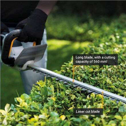 Batavia B.V. , Cordless Hedge Trimmer 560mm, Without battery and charger - 18V , Trimmer