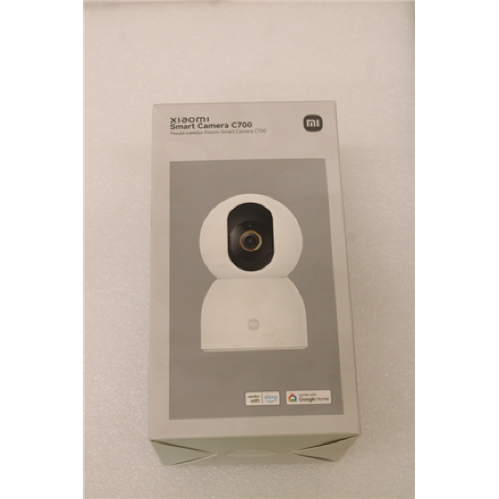 SALE OUT. Xiaomi Smart Camera C700 EU , Xiaomi Smart Security Camera , C700 EU , 24 month(s) , 8 MP , 5 Optical Lenses , H.265 , MicroSD, max. 256 GB , White USED, MISSING POWER SUPPLY UNIT
