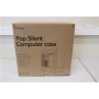 SALE OUT. Fractal Design Pop Silent Black TG Clear Tint , SALE OUT. Fractal Design Pop Silent , Side window , Black TG Clear Tint , ATX, mATX, Mini ITX , DAMAGED PACKAGING , ATX