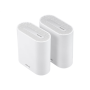 Wifi 6 802.11ax Tri-band Business Mesh System , EBM68 (2-Pack) , 802.11ax , 4804 Mbit/s , 10/100/1000 Mbit/s , Ethernet LAN (RJ-45) ports 3 , Mesh Support Yes , MU-MiMO No , No mobile broadband , Antenna type Internal , 1