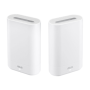 Wifi 6 802.11ax Tri-band Business Mesh System , EBM68 (2-Pack) , 802.11ax , 4804 Mbit/s , 10/100/1000 Mbit/s , Ethernet LAN (RJ-45) ports 3 , Mesh Support Yes , MU-MiMO No , No mobile broadband , Antenna type Internal , 1