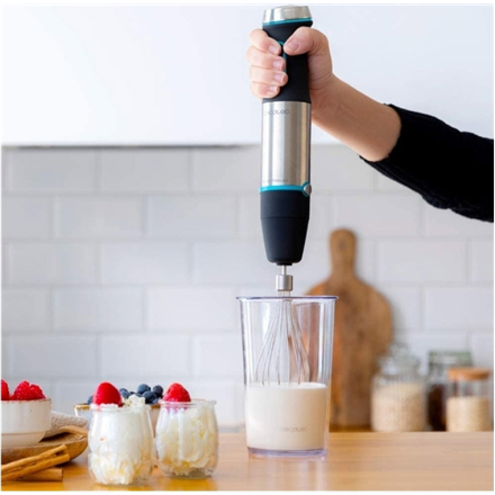 Cecotec Hand Blender , Power TitanBlack 1200 XL PerfectCream&Crush , Hand Blender , 1200 W , Number of speeds Adjustable , Turbo mode , Stainless steel/Black