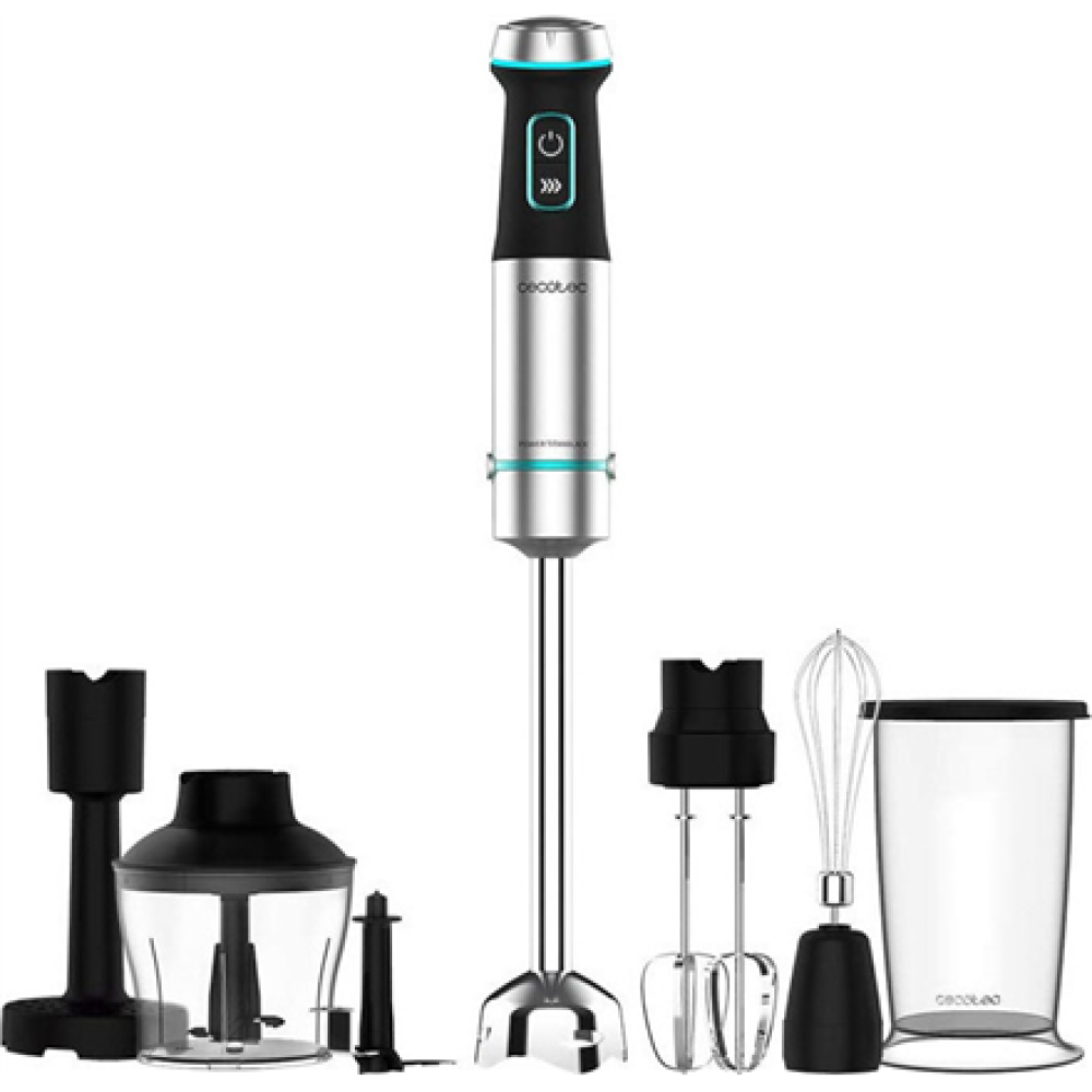 Cecotec Hand Blender , Power TitanBlack 1200 XL PerfectCream&Crush , Hand Blender , 1200 W , Number of speeds Adjustable , Turbo mode , Stainless steel/Black
