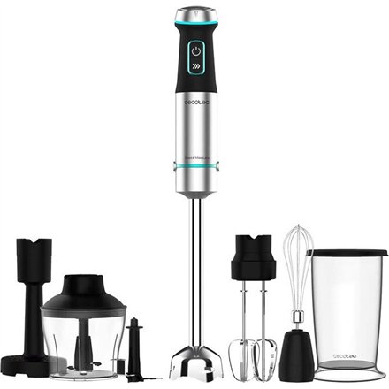 Cecotec , Hand Blender , Power TitanBlack 1200 XL PerfectCream&Crush , Hand Blender , 1200 W , Stainless steel/Black