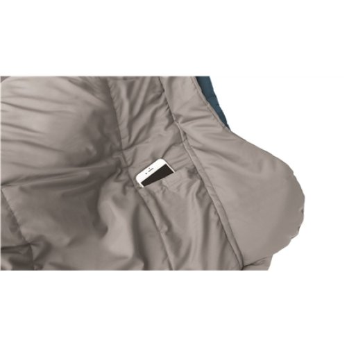 Robens , Spire II R , Sleeping Bag , 220 x 80 x 50 cm , -21/4 °C , 2 way open - YKK Auto lock , Ocean Blue