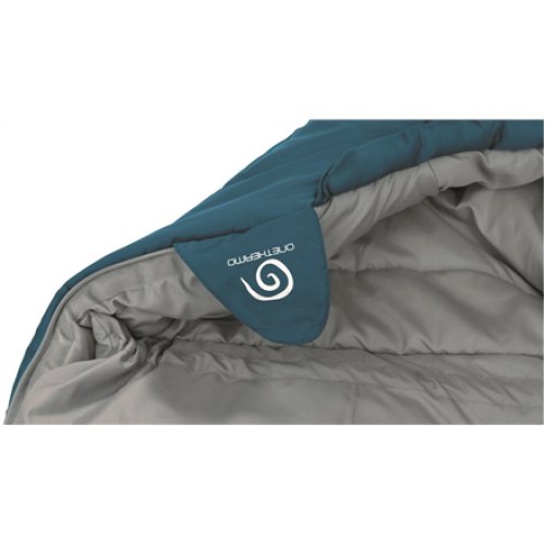 Robens , Spire II R , Sleeping Bag , 220 x 80 x 50 cm , -21/4 °C , 2 way open - YKK Auto lock , Ocean Blue