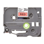 Brother , TZE-431 Laminated Tape , Black on Red , TZe , 8 m , 1.2 cm