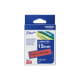 Brother , TZE-431 Laminated Tape , Black on Red , TZe , 8 m , 1.2 cm