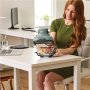 NINJA , 4-in-1 Portable Glass Air Fryer , FN101EUGY Crispi , Power 1700 W , Capacity 3.8 L , Blue/Black