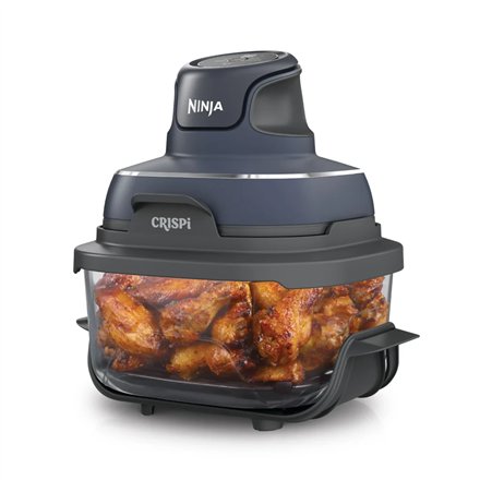 NINJA , 4-in-1 Portable Glass Air Fryer , FN101EUGY Crispi , Power 1700 W , Capacity 3.8 L , Blue/Black