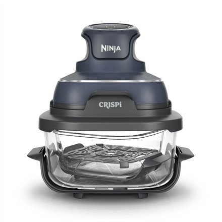 NINJA , 4-in-1 Portable Glass Air Fryer , FN101EUGY Crispi , Power 1700 W , Capacity 3.8 L , Blue/Black