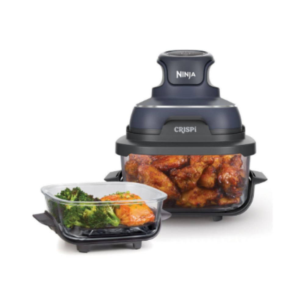 NINJA , 4-in-1 Portable Glass Air Fryer , FN101EUGY Crispi , Power 1700 W , Capacity 3.8 L , Blue/Black
