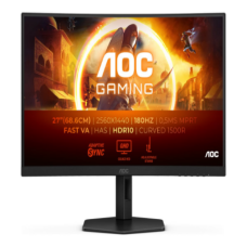 AOC CQ27G4X , 27 , VA , QHD , 16:9 , 180 Hz , 1 ms , 2560 x 1440 pixels , 300 cd/m² , HDMI ports quantity 2 , Warranty 36 month(s)