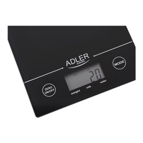Adler , Kitchen scales , Adler AD 3138 , Maximum weight (capacity) 5 kg , Graduation 1 g , Display type LCD , Black