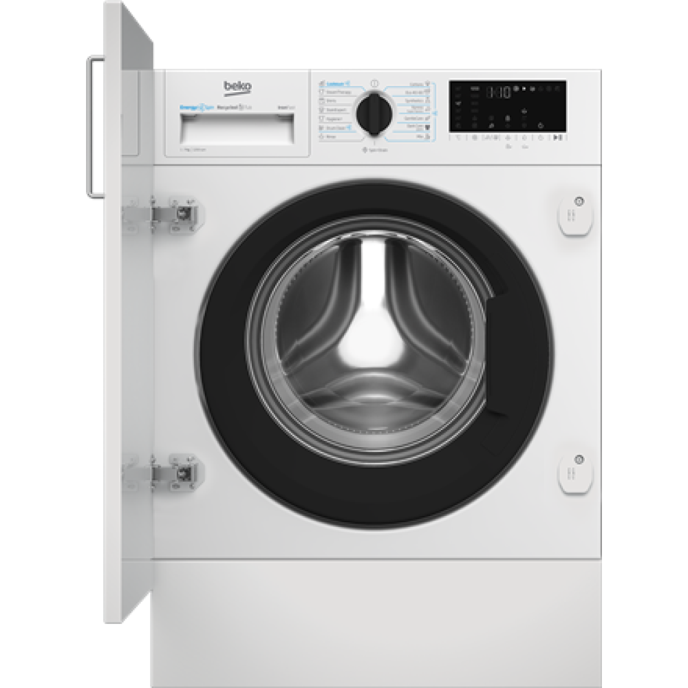 BEKO Washing machine , B3WBT671415W , Energy efficiency class A , Front loading , Washing capacity 7 kg , 1200 RPM , Depth 55 cm , Width 60 cm , Digital , Steam function