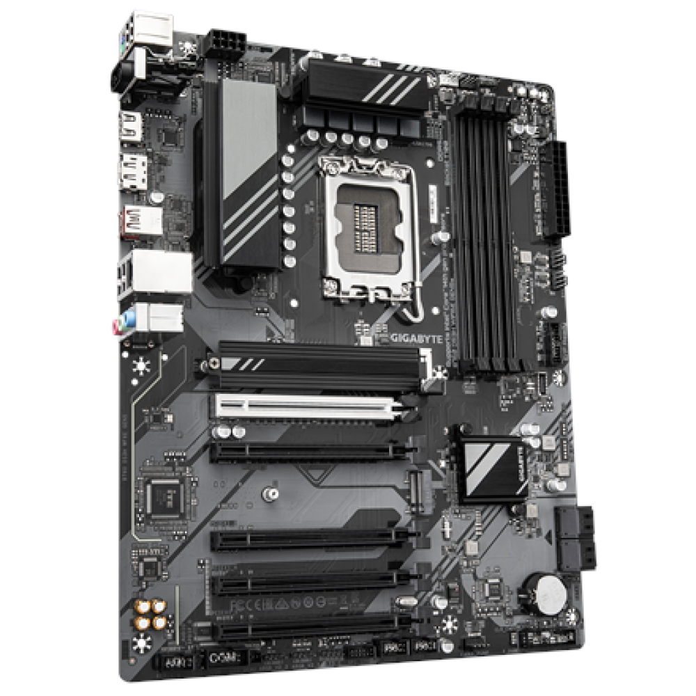Gigabyte B760 DS3H WF6E GEN5 , Processor family Intel , Processor socket LGA1700 , DDR5 , Supported hard disk drive interfaces M.2, SATA , Number of SATA connectors 4