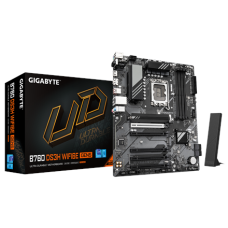Gigabyte B760 DS3H WF6E GEN5 , Processor family Intel , Processor socket LGA1700 , DDR5 , Supported hard disk drive interfaces M.2, SATA , Number of SATA connectors 4