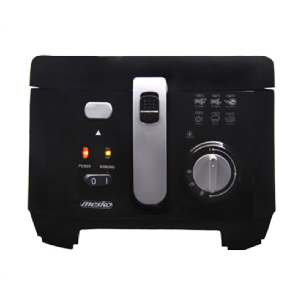 Mesko , Deep fryer , MS 4908 , Power 1800 W , Capacity 2.5 L , Black