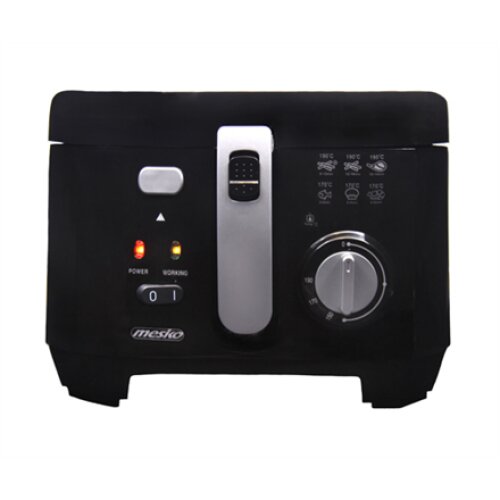 Mesko , Deep fryer , MS 4908 , Power 1800 W , Capacity 2.5 L , Black