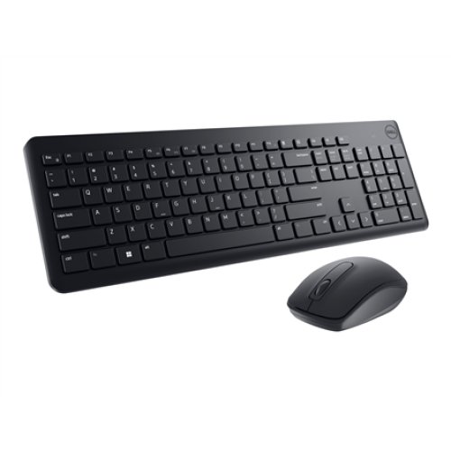 Dell , Keyboard and Mouse , KM3322W , Keyboard and Mouse Set , Wireless , Batteries included , Wireless connection , US , Black
