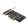 Digitus , M.2 NGFF / NVMe SSD PCI Express 3.0 (x4) Add-On Card , DS-33170