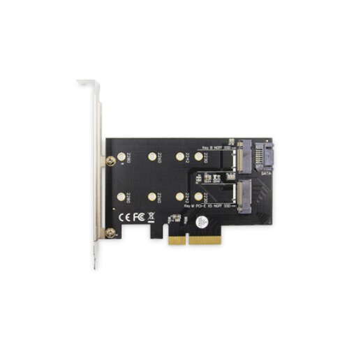 Digitus , M.2 NGFF / NVMe SSD PCI Express 3.0 (x4) Add-On Card , DS-33170