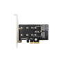 Digitus , M.2 NGFF / NVMe SSD PCI Express 3.0 (x4) Add-On Card , DS-33170
