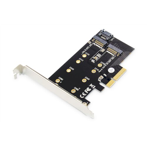 Digitus , M.2 NGFF / NVMe SSD PCI Express 3.0 (x4) Add-On Card , DS-33170