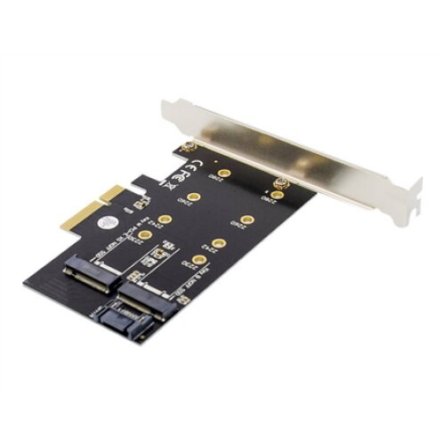 Digitus , M.2 NGFF / NVMe SSD PCI Express 3.0 (x4) Add-On Card , DS-33170