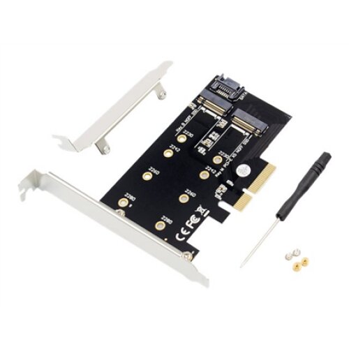 Digitus , M.2 NGFF / NVMe SSD PCI Express 3.0 (x4) Add-On Card , DS-33170