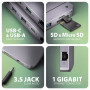 AXAGON USB-C 10Gbps GEN2COMBO 12in1 Hub , HMC-12GM2