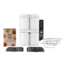 Ninja SL400EUWH double hot air fryer white , NINJA