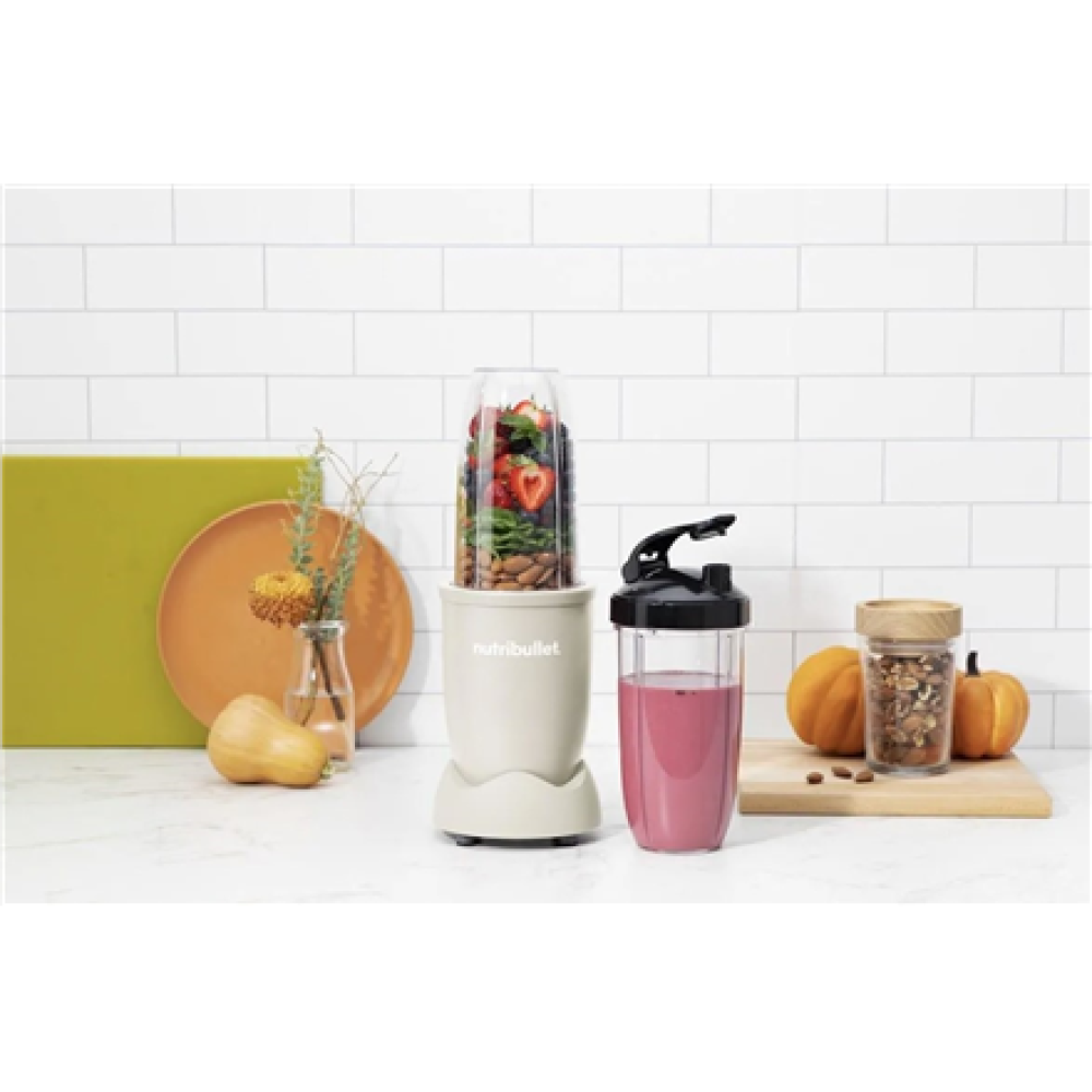Nutribullet Blender , NB907MASN , Tabletop , 900 W , Jar material Tritan , Jar capacity 0.7 + 0.9 L , Ice crushing , Beige