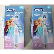 SALE OUT. Oral-B Vitality PRO Kids Frozen Electric Toothbrush, Blue , Oral-B Electric Toothbrush , Vitality PRO Kids Frozen , Warranty 24 month(s) , Rechargeable , For kids , Number of brush heads included 1 , Number of teeth brushing modes 2 , Blue , DAM