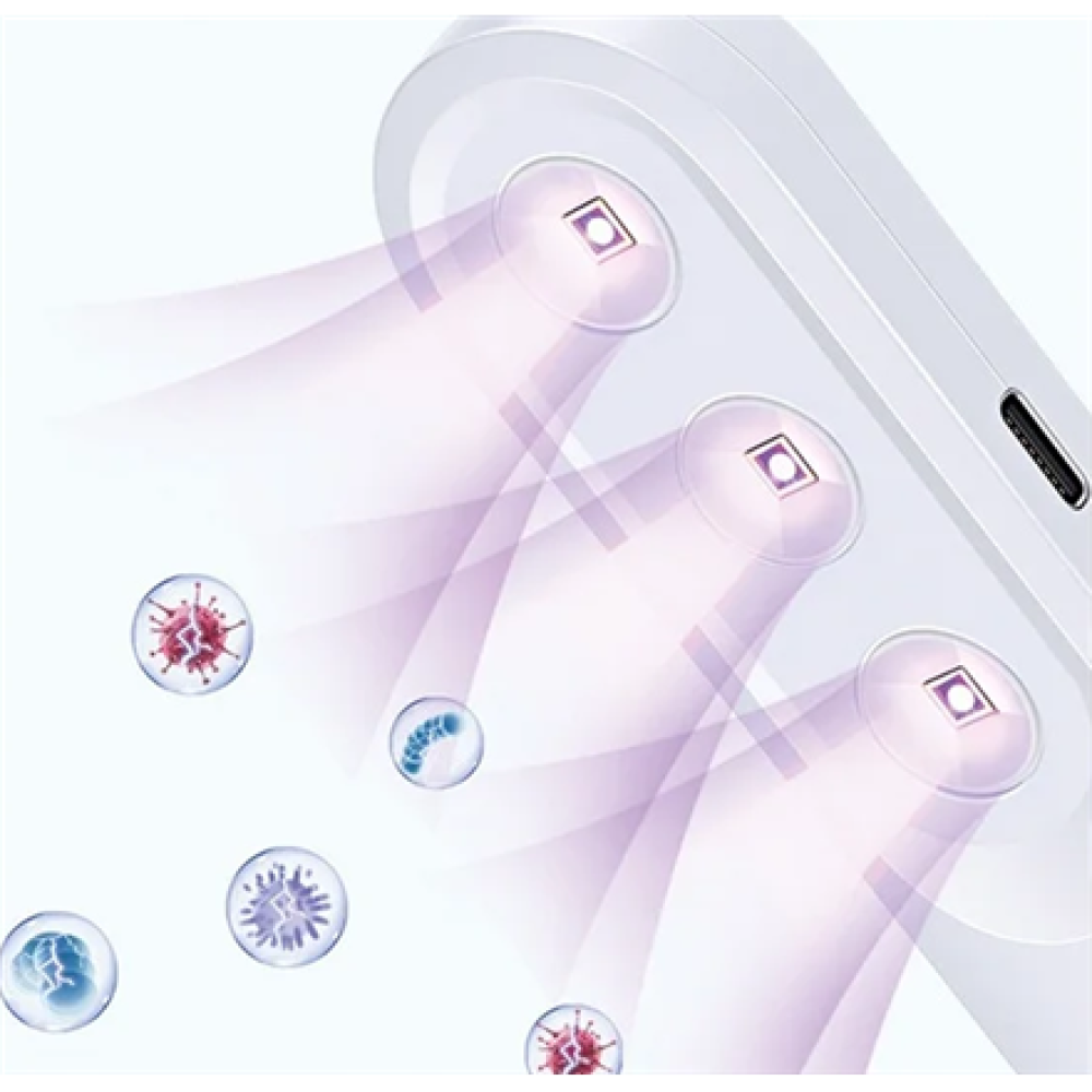 USAMS , Mini UV-C Disinfection Lamp , ZB159XDD01 , White