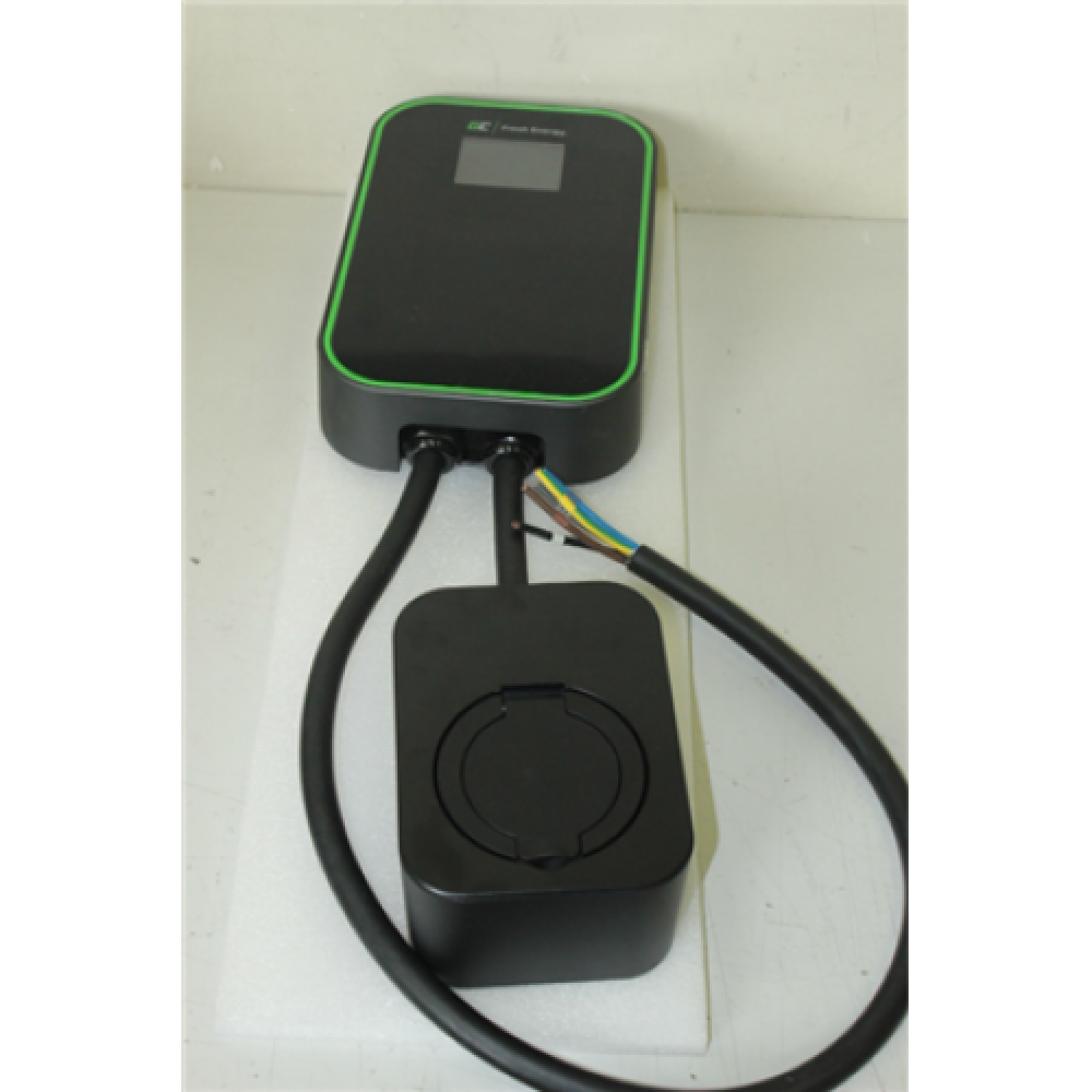 SALE OUT. Green Cell EV Charger PowerBox 22kW charger with Type 2 socket and RFID for charging electric cars and Plug-In hybrids, USED AS DEMO Green Cell EV15RFID Wallbox GC EV PowerBox 22kW charger with Type 2 socket and RFID for charging electric cars a
