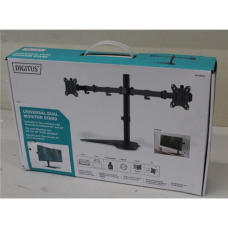SALE OUT. DIGITUS Dual Monitor Stand , Digitus Desk Mount , DA-90401 , Adjustable Height, Rotate, Swivel , 15-32 , Maximum weight (capacity) 2x8 kg , DAMAGED PACKAGING , Black SALE OUT. DIGITUS Dual Monitor Stand , Digitus Desk Mount , DA-90401 , Adjustable Height, Rotate, Swivel , 15-32 , Maximum weight (capacity) 2x8 kg , DAMAGED PACKAGING , Black
