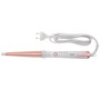 Adler Conical curling iron , AD 2119 , Barrel diameter 12-25 mm , Temperature (min) 120 °C , Temperature (max) 200 °C , Number of heating levels 5 , 45 W , White/Pink